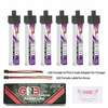 6Pcs Gaoneng 3.8V 300mAh 60C 1S LiHV Battery A30 Plug With Adapter Cable for Happymodel Mobula6