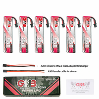 6Pcs Gaoneng 3.8V 550mAh 100C 1S LiHV Battery A30 Plug for Emax Tinyhawk S BetaFPV Beta75X
