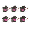 6PCS MG90S RC Micro Plastic Servo 13.4g for ZOHD Volantex Airplane RC Helicopter Car Boat Model