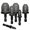 6PCS Repairing Set Air Conditioner Copper Tube Expander Swaging Tool Manual Copper Pipe Swage Too Expander Drill Bit Sof