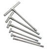 6PCS Telescopic Precision Gauge Set 8-150 mm Internal T Bore Hole Gauge Set Plated Square Head Telescopic Gauge Micromet
