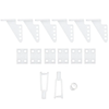 6PCS VolantexRC ASW28 ASW-28 V2 Sloping RC Airplane Spare Part Servo Horn