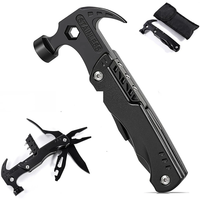7 in 1 Automatic Safety Hammer Multi-Tool Compact Stainless Steel Survival Tool Portable Suitable for Outdoor Camping Hi