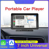 7 Inch Touch Screen Car MP5 Player With Dash Cam AHD Portable Stereo Radio Wireless Carplay Monitor Android Auto BT FM M
