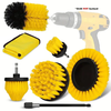 7 Piece Drill Brush Attachment Set with Extended Reach for Cleaning Tub Sink Tile Carpet and Grout Power Scrubber Drill