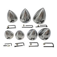 70mm/76mm/82mm/89mm/95mm/102mm/114mm/127mm Aluminium Metal Propeller Spinner for DLE Gasoline Engine RC Airplane