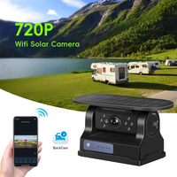 720P Wifi Night Vision Solar Magnetic Camera Wireless IP67 Waterproof 1.0 Megapixel Wide Angle Rearview Security Cam for