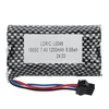 7.4v 1200mah Li-ion Battery For WPL B1 B16 B24 B36 C1 C24 C34 JJRC Q60 Q61 Q65 MN 90 RC Car Parts