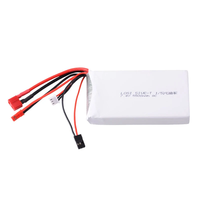 7.4V 5500mAh 8C 2S Lipo Battery with T/Tamiya/Futaba/JST Connector For LOSI 5IVE-T 1/5 RC Car Remote Control Vehicle Tru