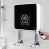 7500W 220V Instant Water Heater Wall Mounted Electric Water Heater Bathroom Kitchen LCD Temperature Display with Remote
