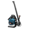 75.6CC 4 Stroke Backpack Leaf Blower 2.6KW Gasoline Powered Adjustable Speed 7000rpm High Air Volume 14.1m³ Large Fuel T