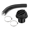 75mm Heater Pipe Duct + Warm Air Outlet + Hose Clip For Diesel Heater Eberspacher Propex Heater Ducting