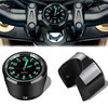 7/8" Motorcycle Clock Dustproof Quartz Clock Aluminum Alloy Handlebar Motorcycle Waterproof Timetable Universal Clock Ha