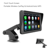 7Inch Touch Screen Portable Wireless CarPlay & Android Auto MP5 BT5.0 Version WIFI Car Radio Multimedia Video Player