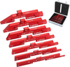 7pcs Aluminum Router Table Setup Bars Precision Setup Blocks Height Gauge Set for Router Table Saw