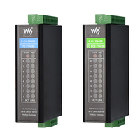 8-CH RS485 to Ethernet Serial Server Industrial Isolated Modbus MQTT Gateway 8 Ports Dual NIC PoE Support Rail-Mount Bid