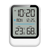 8007C Multifunctional Digital Alarm Clock with Large LCD Display Temperature Humidity Monitor Alarm Clock Calendar for B