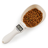 800g/1g Kitchen Scale Spoon Measuring Spoon Cup Portable with LED Display Pet Food Weighing Cup for Dogs and Cats Feedin
