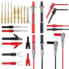 8018plus Multimeter Test Leads Kit Gold Plated Interchangeable Probe Heads Electrical Alligator Clips Multimeter Accesso