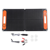 80W Foldable Solar Panel Portable ETFE Material Dual USB 12V DC Output Outdoor Car Battery Charger Mobile Power Station