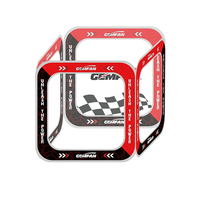 80x80mm Gemfan 4in1 Airgate Cube-Reflective Racing Gates Detachable Baffle for Outdoor FPV Racing Drone Flying Practice