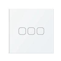 86 Type Tuya WiFi Touch Smart Switch Voice Control APP Control Timer Function Work with Amazon Alexa Google Assistant [L