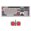 8BitDo Retro108 Tri-mode Mechanical Gaming Keyboard 108 Keyswith Programmable Keys Top-mount Structure Hot Swappable P