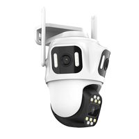 8MP 3 Lens Full HD WIFI IP Camera 8x Zoom 3 Screens Preview IP66 Waterproof Night Vision Two-Way Audio WiFi bluetooth SD