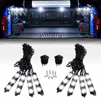 8PCS 24LED Rock Light for Cargo Truck Pickup Bed Off Road Under Car Side Marker LED Rock IP67 Waterproof