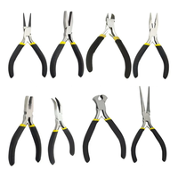 8PCS Mini Pliers Tools Kit High-Quality Metal Durable Portable Lightweight For Jewelry Making Beading DIY Projects Inclu