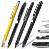 9-in-1 Multi-Tool Stylus Pen LED Light Screwdriver Ruler Bottle Opener Heavy Duty Aluminum Portable Design Perfect Gift