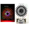 9-layer Colorful Rotating Ferris Wheel Automatic Rotating Colorful LED Lights Ferris Wheel bluetooth Speaker DIY Electro