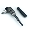 90 Degree Turning Universal Screwdriver Batch Head Corner Adapter with Quick Release Hexagonal Interface Ideal for Hard-