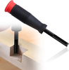 90° Right Angle Corner Chisel Mortise Chisel High Carbon Steel Blade Plastic Handle 2.76 Inch Depth for Door Installatio