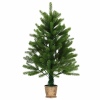 90cm Christmas Tree Artificial Holiday Tree for Home,  Office,  Party Decoration,  Christmas Decoration with 200 Branches, 