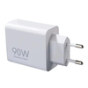 90W 1-Port USB Charger USB-C Fast Charging Wall Charger Adapter EU Plug for iPhone 16 16 Pro 15 14 13 Pro Max for Huawei