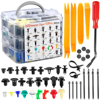 925pcs Automotive Fasteners And Clips Car Plastic Push Fasteners Door Panel Trim Clips Body Bumper Rivet Fasteners Fende