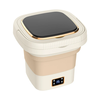 9L Folding Washing Machine with Dryer Bucket for Clothes Socks Underwear Cleaning Washer Portable Small Travel Washing M