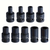9PCS Chrome Molybdenum Alloy Steel Tap Set M6-M24 1/2" Square Interface Quick Change Adapter Precision Threading High St