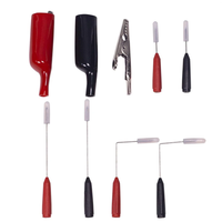 9PCS Universal 2mm Test Probes and Clips for Multimeters Easy Installation Robust Steel Design for Accurate Measurements