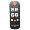 A-TV10 TV Remote Universal Controller Simple Waterproof Remote Control with LED Light for All TV Models