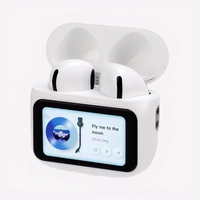 A11 Pro Wireless Bluetooth 5.4 Earphones Noise Reduction Calls Sports Semi-in-ear Headset 32 Hours Playback LED Screen T