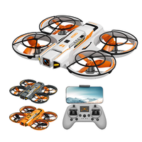 A21 PRO Mechanical Armor Style WiFi FPV with Dual Camera 180° Electrically Adjustable Optical Flow Hover Brushless Circl