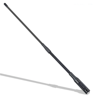 ABBREE AR-166 SMA-Female Gooseneck Antenna UHF VHF 39cm Flexible 360° Bending High Gain Signal Booster for Ham Radio Wal