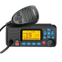 ABBREE AR-509MG VHF Marine Radio Waterproof IP67 25W Built-in GPS NOAA Weather Alerts DSC Call USA INT CAN Marine Channe