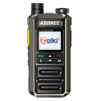 ABBREE GP-18 Zello Walkie Talkie 6000mAh Battery Dual Sim Card Slots Global POC Android Bluetooth WIFI Distance unlimite