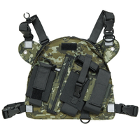 ABBREE PT-10 Multifunctional Handheld Walkie Talkie Backpack Chest Storage Bag for Baofeng UV-5R BF888S Exterior Equipme