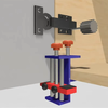 Adjustable Cabinet Door Installation Positioner Aluminium Alloy Cabinet Handle Install Tool for Effortless Alignment and