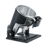 Adjustable Router Base Metal Non-slip 75 Degrees Multi-angle Edge Trimmer Stand Wood Carving Tool for Precise Work