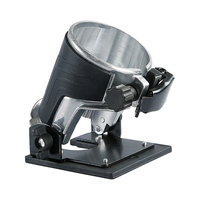 Adjustable Router Base Metal Non-slip 75 Degrees Multi-angle Edge Trimmer Stand Wood Carving Tool for Precise Work